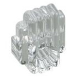 Mirror Clip for 1/8" Material Thickness Clear Bulk-100 Knape and Vogt 6094 PLAS