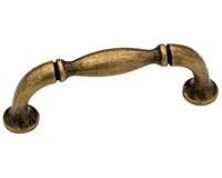 Liberty Hardware 62764AB, Traditional Scroll Pull, Centers 2-1/2 (64mm), Antique Brass