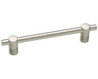 Liberty Hardware 63128NA, Pull, Centers 5in (128mm), Stainless Steel, Palladium II
