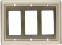 Liberty Hardware 65165, Wall Plate, Length 4-7/8, Satin Nickel, Architectural