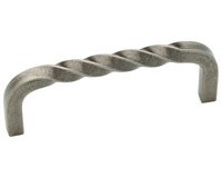 Liberty Hardware 65214PI, Pull, Centers 3-3/4 (96mm), Tumbled Pewter, Iron Craft