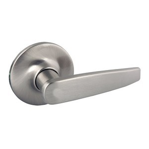 Design House 702100 Delevan Dummy Door Handle, Reversible for Left or Right Handed Doors, Satin Nickel