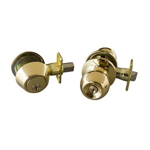 Design House 727040 Bay Entry Combo Polished Brass 6-Way View Pack
