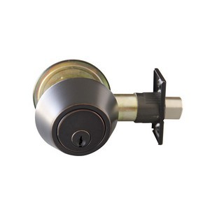 Design House 727479 Deadbolt Double Cylinder Oil Rubbed Bronze View Pack