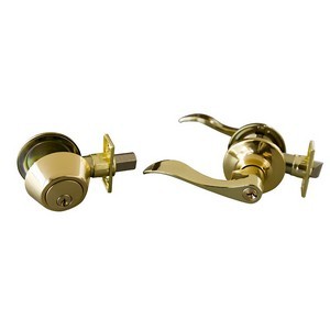 Design House 727917 Stratford Entry Combo Polished Brass 6-Way View Pack
