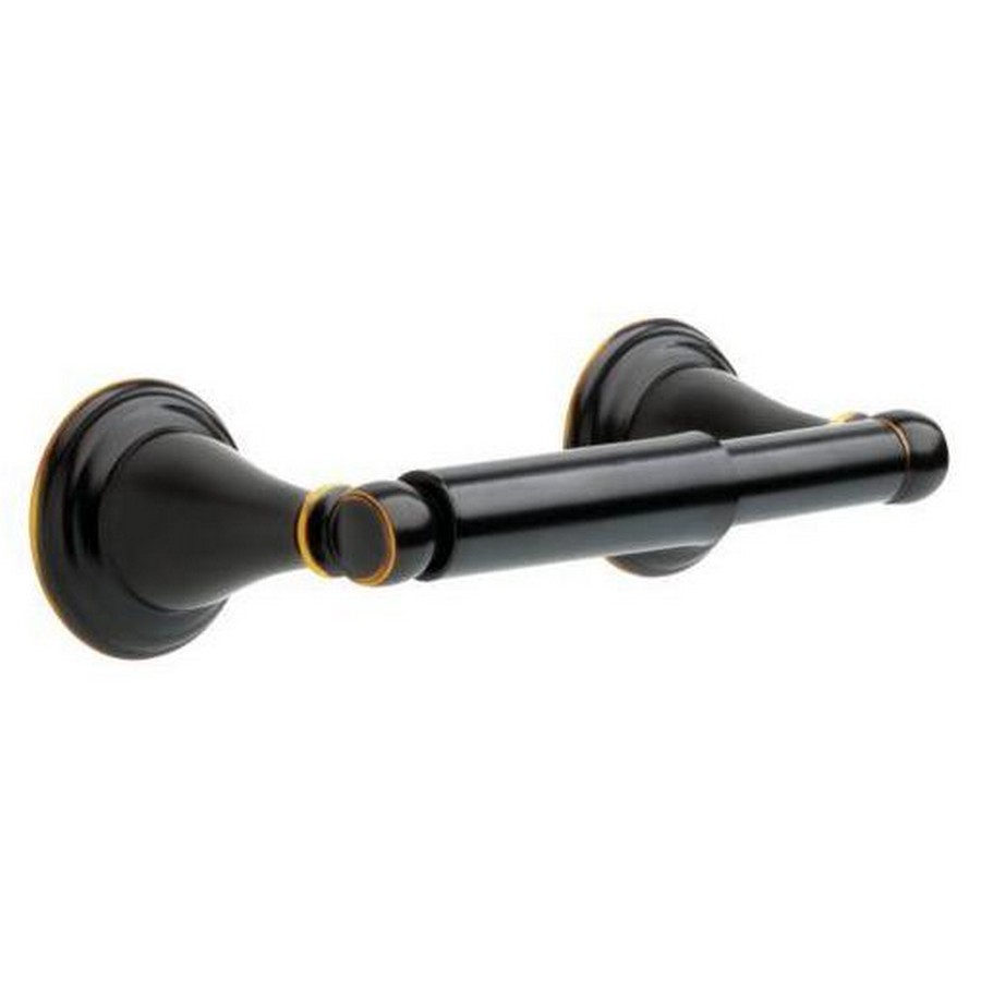 Windemere Double Post Tissue Roll Holder Oil Rubbed Bronze Liberty 79650-ORB
