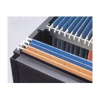 Custom Plastics CPF-580FR, 98-1/8 Long Hanging File Rail for 5/8 Thick Drawer Side Material