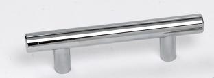 Laurey 89012 Melrose Bar Pull 4" (102mm) Centers, Steel, 6-1/8" (156mm) Long