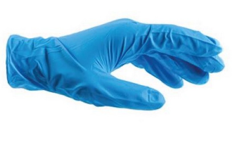 5 Mil Blue Disposable Nitrile Gloves 100/Box Size Large WE Preferred 899470309