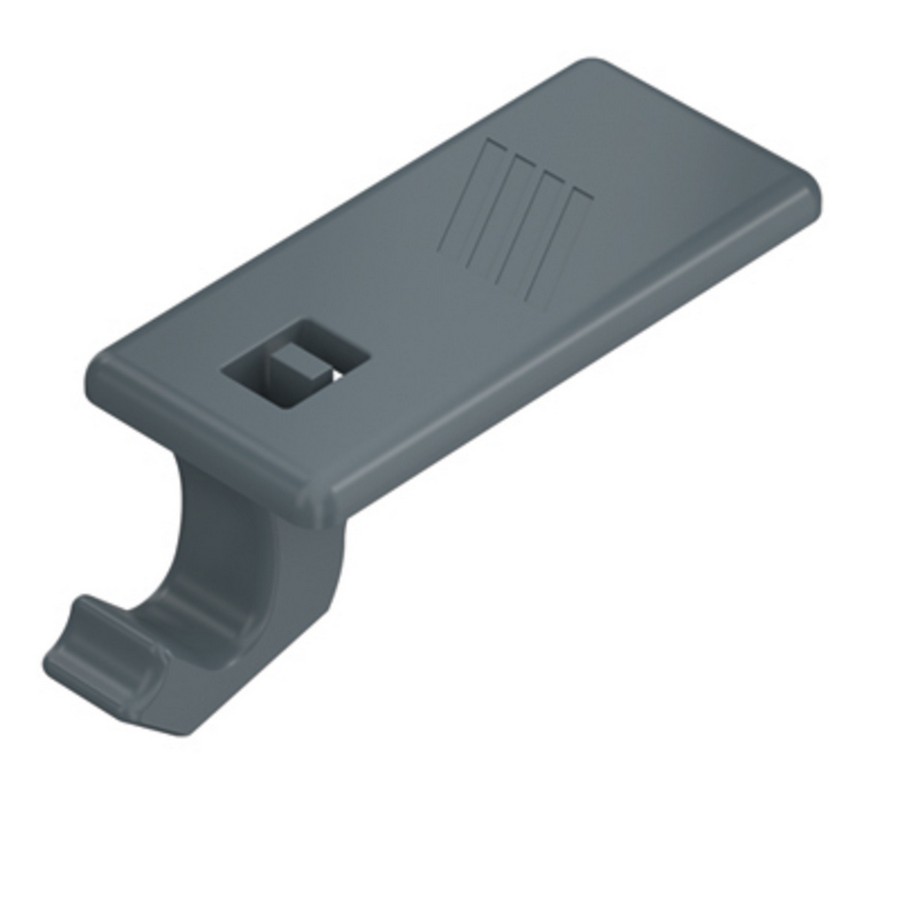 Soft Opening for Sensys Wide Angle Overlay Hinge Anthracite Plastic Hettich 9100037