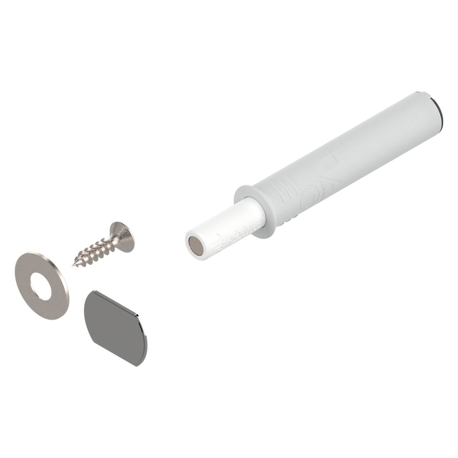 Hinge TIP-ON In-Line Adapter Plate for Standard Doors White Blum 956.1004 