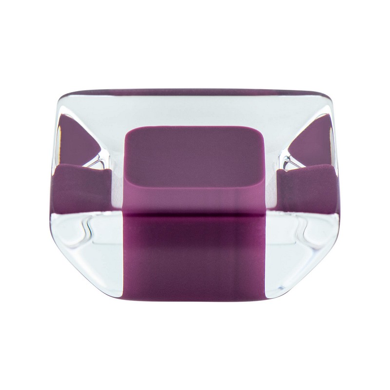 Core Knob 1-5/16" Long Purple Transparent R. Christensen 9754-7000-P