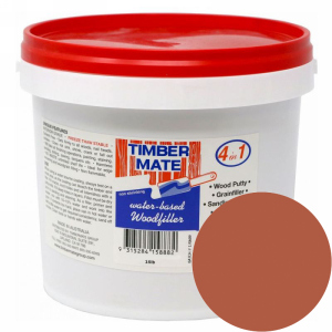1 Gallon Mahogany Water-Based Wood Putty, Ready to Use, Timbermate Products AAM8