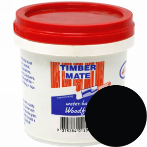 1 Quart Rustic Ebony Water-Based Wood Putty, Ready to Use, Timbermate Products AE2