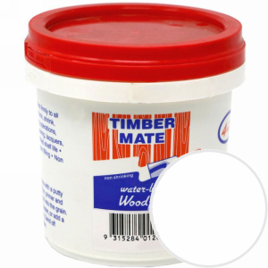 1 Quart White Water-Based Wood Putty, Ready to Use, Timbermate Products AWH2