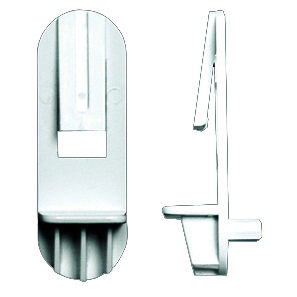 5mm Bore Shelf Support with Locking Clip for 3/4" Shelves White 100/Box Rev-A-Shelf RSRAS305-34-10-4