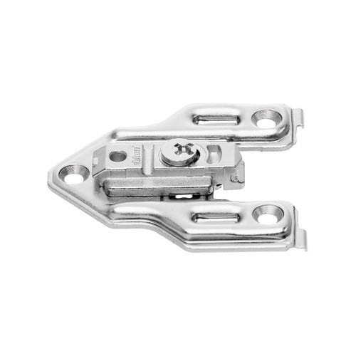 3mm CLIP Cruciform Face Frame Adapter Mounting Plate with Cam Adjustment Screw-on Blum 175H6030