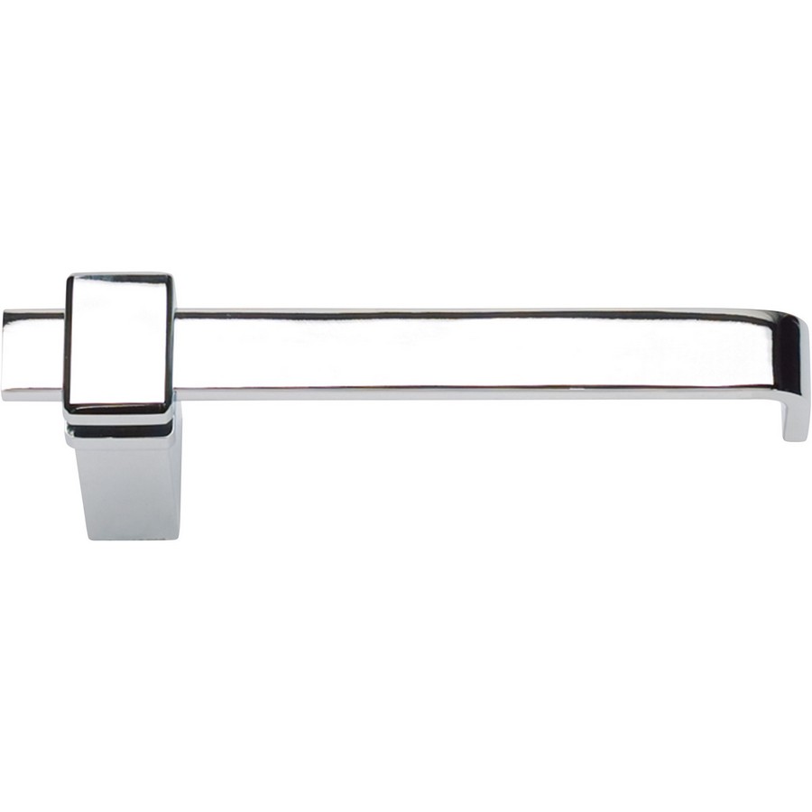 Buckle Up Single Post Tissue Roll Holder 6-13/16" Wide Polished Chrome Atlas Homewares BUTP-CH