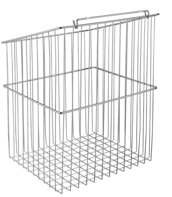 Closet Tilt-Out Hamper Basket 21" Chrome Sidelines CTOHBSL-211419-CR-1