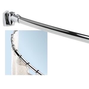Curved Shower Rod Kit 6' Stainless Steel Epco SH960-6-SS