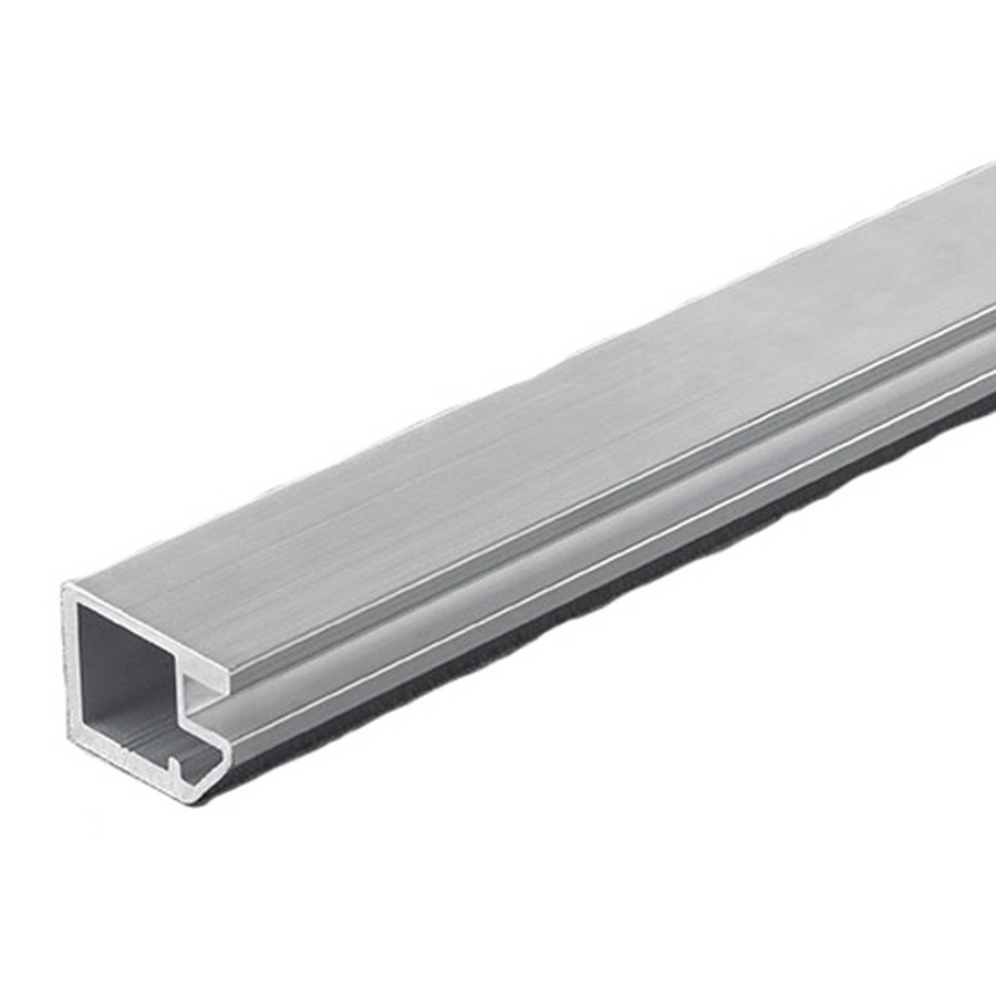 Aluminum Door Profile for Air Hinge 118" Titanium Salice DEL9LP300T