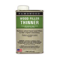 FamoWood 730021 Wood Filler Thinner, 1 Pint