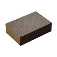 3M 06967 4-Sided Sanding Block, Aluminum Oxide, Medium Grit