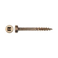 WE Preferred 7112LSPX2LM-WG (17200) FaceFrame / Pockethole Screw, Modified Pan Head Square, Elong Type 17 Pt, Coarse, 1-1/2 x 7, Lubricated, Bulk-1000