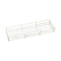 KV BP10-W, 10in Side Mount Basket, KV Series, White for KV Pantry &amp; Organizer Pull-Outs, 3-1/4 H X 10 W X 21-1/2 D, Knape and Vogt