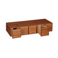 Hoffco BVI157, 5-1/8 W Wood Wine Cube Drawer Set, Hoffco Series, Wood, 5 H x 5-1/8 W x 10-1/4 D