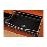 Rev-A-Shelf CBL-241607-B-3, Closet Basket Cloth Liner, 24 W x 16 D x 7 H, Black