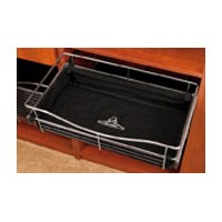 Rev-A-Shelf CBL-301411-B-3, Closet Basket Cloth Liner, 30 W x 14 D x 11 H, Black