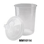 PPS Lids/Liners, Standard 22oz, Box/50 Lids &amp; Liners, 20 plugs Vresion 1.0 (Legacy) 3M 16301