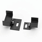Tresco Fineline Series Adjustable U-Clip Pack, Nickel, L-STKAUCLP-NI-1
