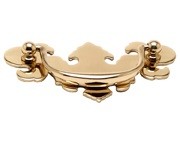 Berenson 9830-303-B, Polished Brass 4-3/16" Pull, Solid Brass, Centers 3"