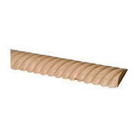 Grand River ROPE-1-36-C, Machined Split Wood Column, Rope Style, Adjust-A-Trim Series, 1 W x 1/2 Thick x 36 H, Cherry, 12-Pack