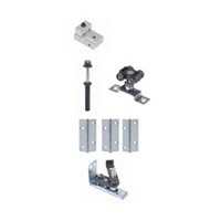 Hettich 1134347, Bi-Fold Door Hardware Kit, Grant E-Series for (2) Doors 3/4-1-3/4 Thick, 50lb Capacity