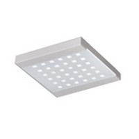 Hera 7.5W LED Square Light, QPad-LED Series, 24V, Surface Mount, Cool White, Stainless Steel, QPADLEDSS/CW