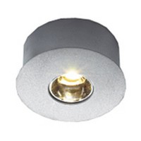 Hera 1W Eye-LED Series LED Puck Light, Warm White, Stainless Steel, EYELEDSS/WW