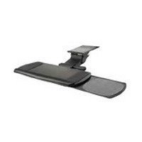 KV SD-47-21, Ultimate Keyboard Tray System with Right/Left Slide-Out Mouse Platform, Seated Type, Black, Knape and Vogt