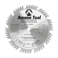 Amana Tool MD10-500 10in Ripping &amp; Crosscut Combination Saw Blade, Carbide Tipped, 50T, 4 ATB &amp; 1 Raker, 10-deg, 5/8 Inch Bore
