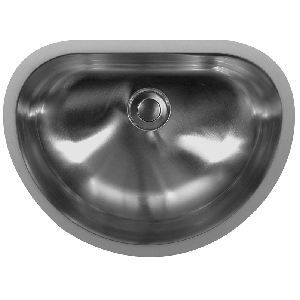 18" Seamless Undermount Stainless Steel Vanity Sink Karran E-303