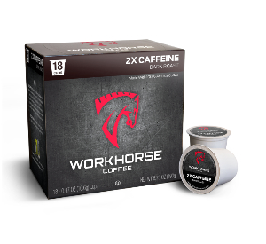 Coffee Pods 2X Caffeine, 18 Coffee Pods, OXX WHC2X18