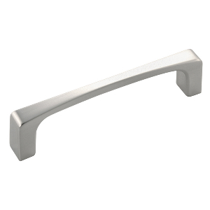 Rochester Pull 96mm Center to Center Satin Nickel Hickory Hardware P3114-SN