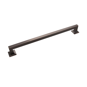 Studio Pull 12" Center to Center Oil-Rubbed Bronze Highlighted Hickory Hardware P3027-OBH