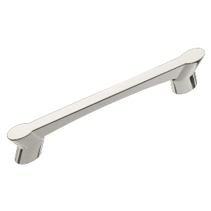 Wisteria Pull 96mm Center to Center Polished Nickel Hickory Hardware HH74636-14