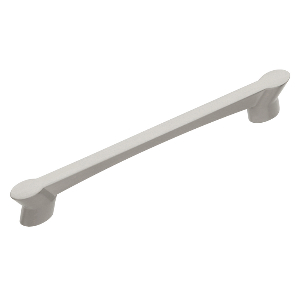 Wisteria Pull 128mm Center to Center Satin Nickel Hickory Hardware HH74632-SN