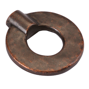 Hammered Iron Knob 1-3/8" Long Dark Antique Copper Hickory Hardware P3560-DAC