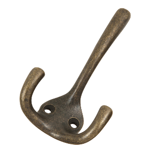 3-1/4" Windover Antique Hook, Utility Hooks, Hickory Hardware P25026-WOA