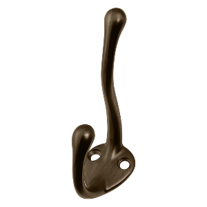 3-1/2" Refined Bronze Hook, Utility Hooks, Hickory Hardware P27120-RB